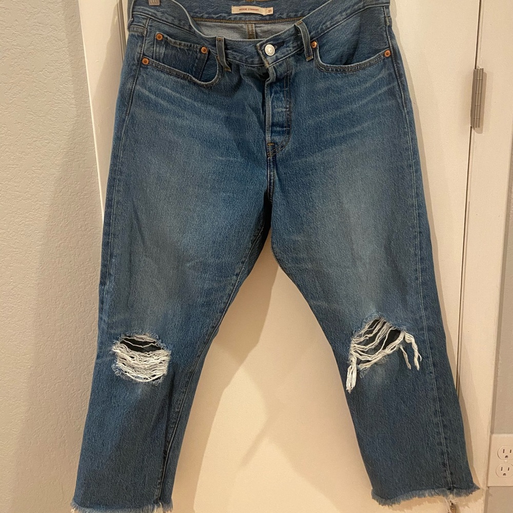 Levi wedgie straight jeans